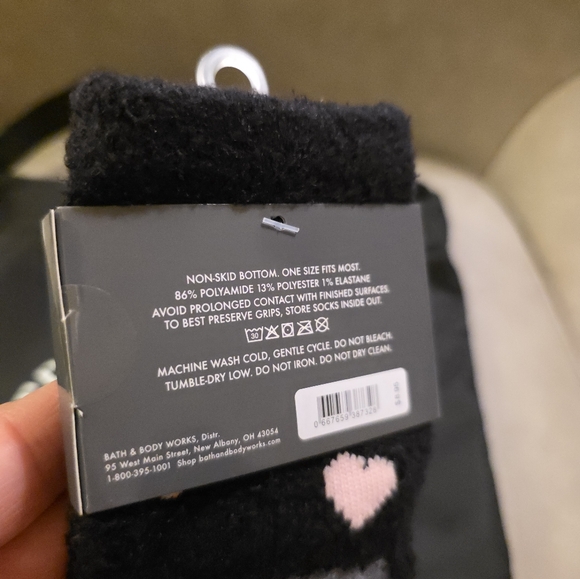 Bath & Body Works Trick Treat Bag Frankenstein Socks BBW Halloween Christmas - Picture 11 of 16